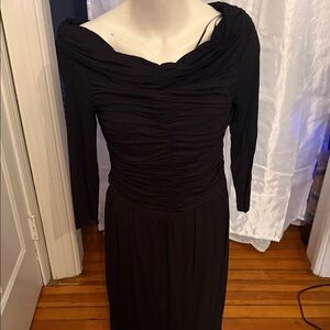 Nue by Shani Black Long Sleeve Dress